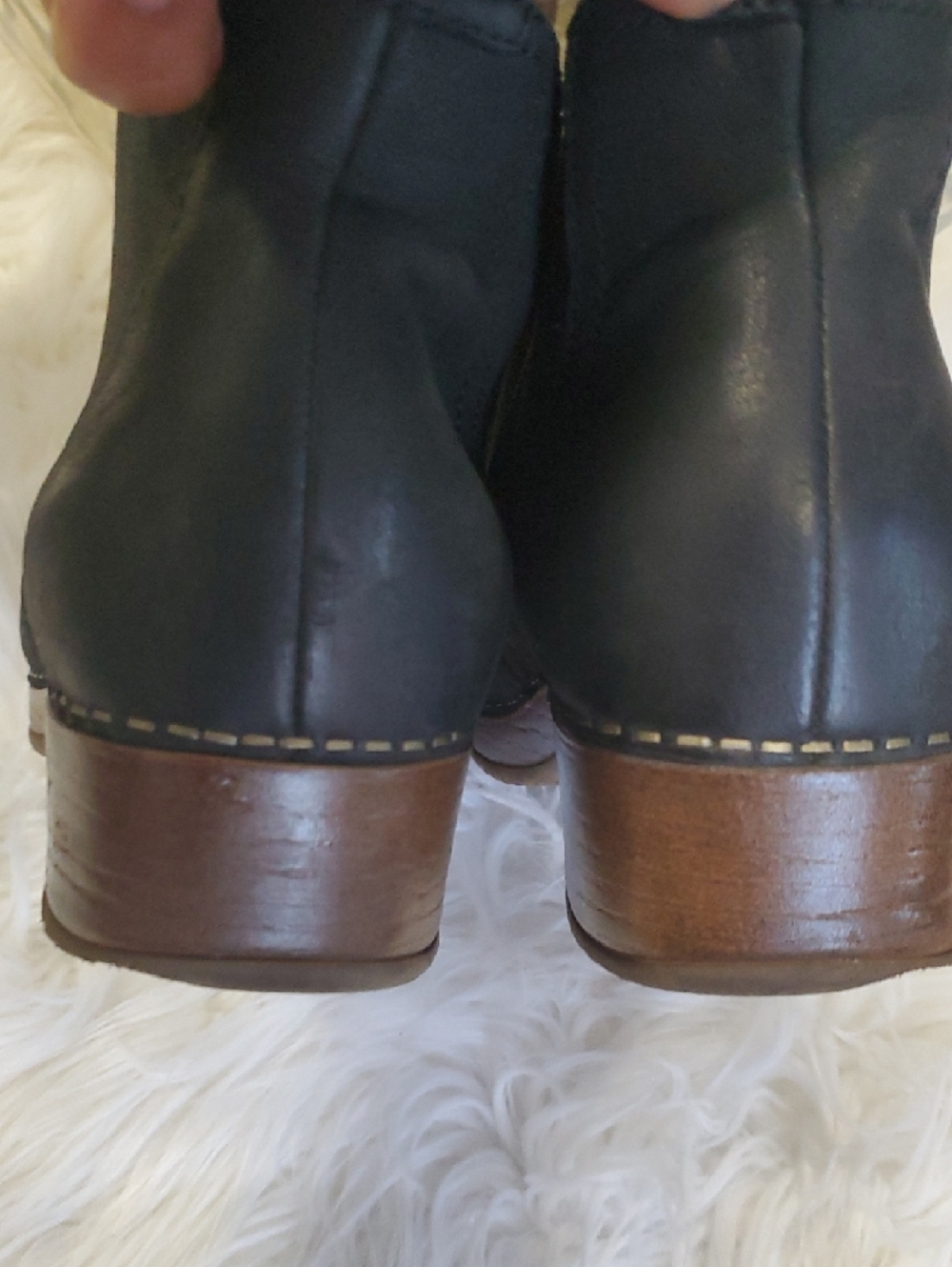 Dansko Black Leather Ankle Booties with Side Zip Closure - Picture 7 of 16